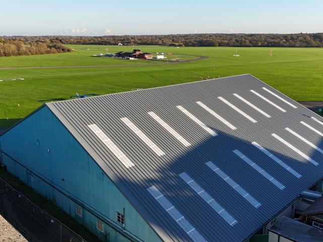 New Roof for Hangar 9